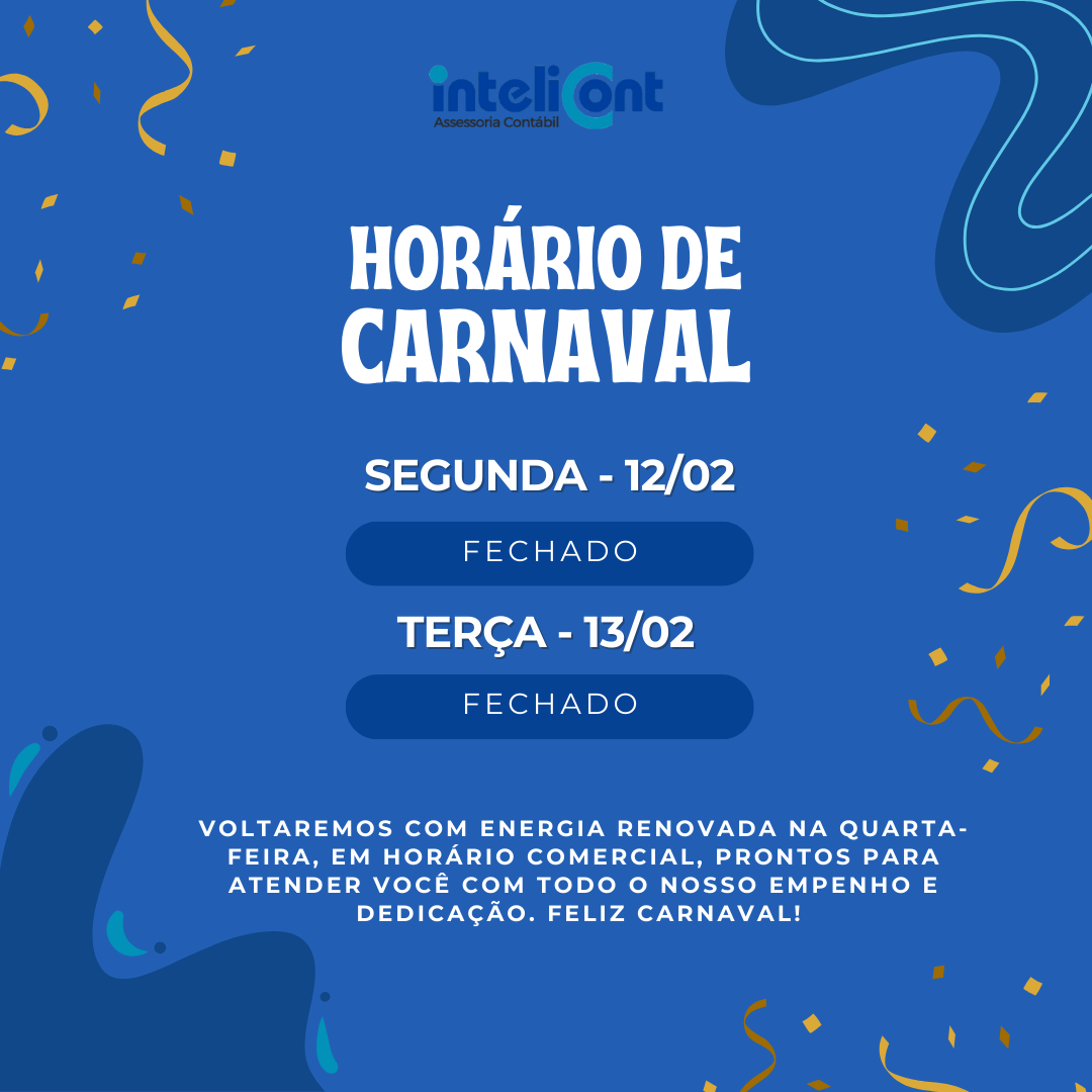 Horários de Carnaval