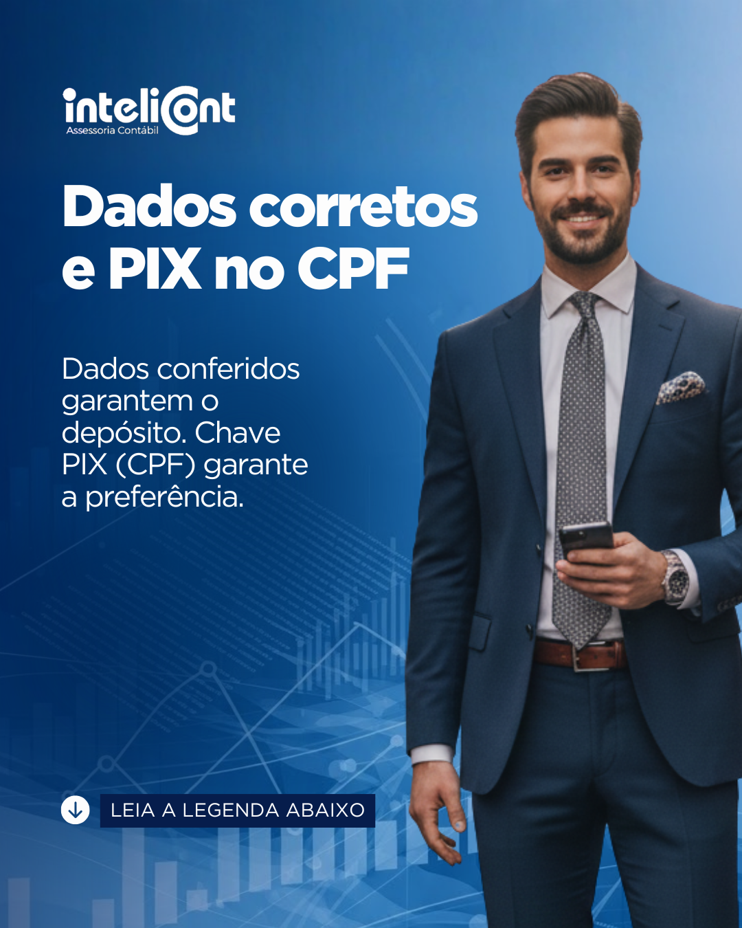 Dados corretos e Pix no Cpf